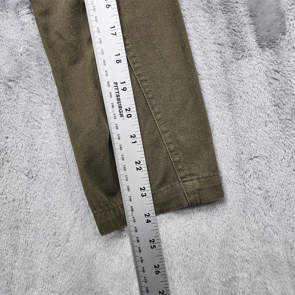 BP Jacket Women S Green Utility Drawstring Waist Long Sleeve Cotton Button Front - Picture 12 of 13